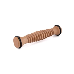  - Gymo Pro Series Ahşap Ayak Masaj Rulosu Foot Roller Büyük Boy
