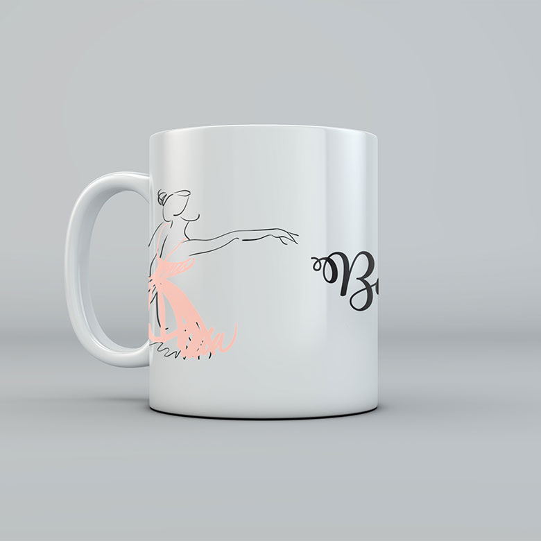 BALLERINA TEXT MUG