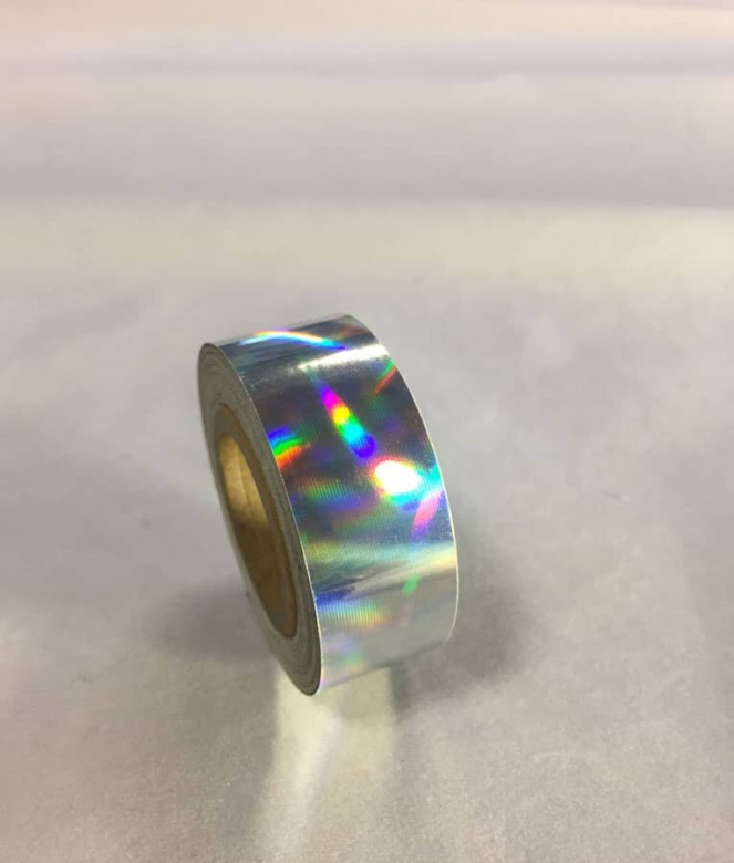 Decoration Tape Silver Rainbow