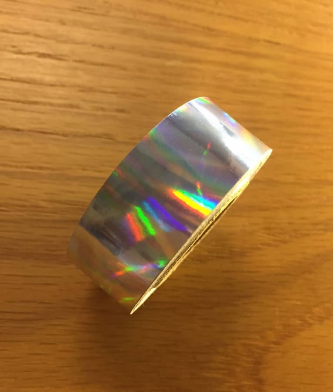 Decoration Tape Silver Rainbow