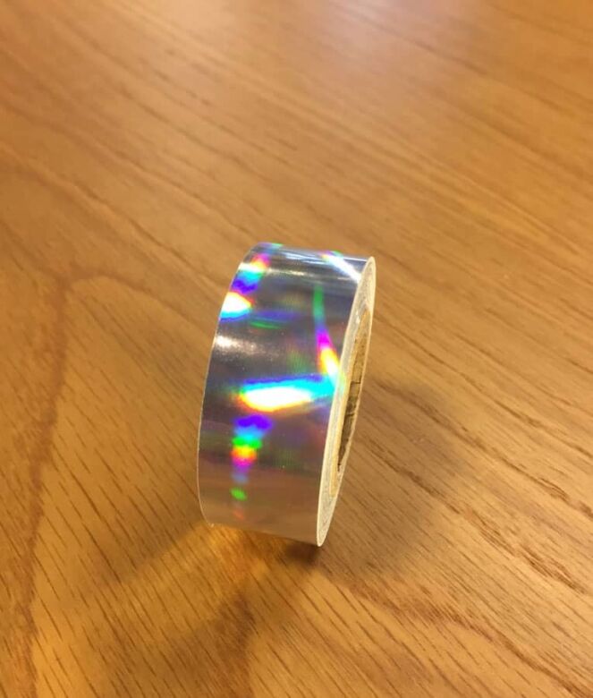Decoration Tape Silver Rainbow