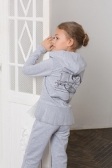 GRISHKO - Grishko Dantelli Gri Sweatshirt