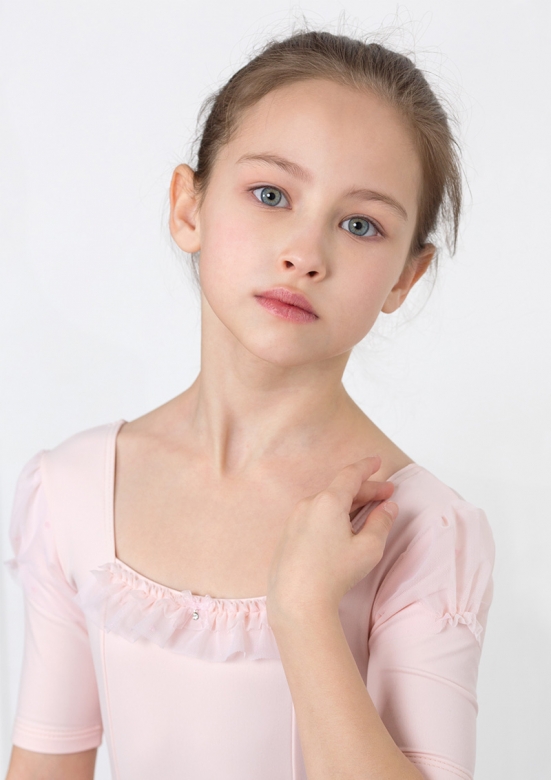 Grishko Leotard with frill DAD17010M Powder Pink