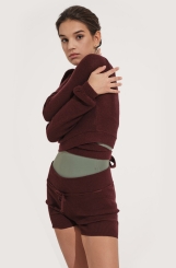 GRISHKO - Grishko Shorts 06202/2 KATHERINE Bordeaux