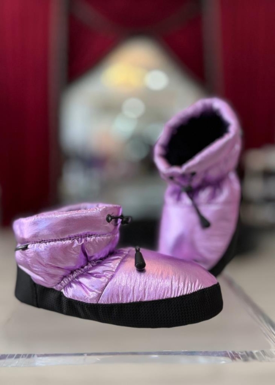 Grishko Split Sole Warm-Up Booties Metallic Lilac