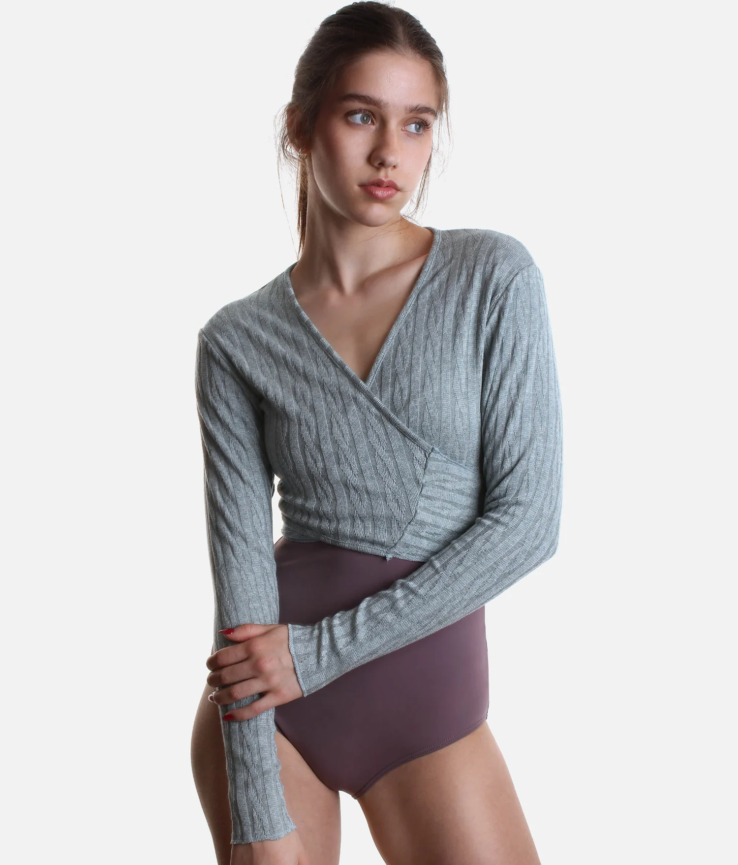 Grishko THEA Wrap Sweater Sage