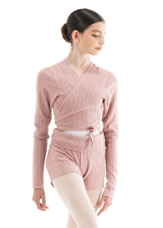 Grishko THEA Wrap Sweater Tea Rose