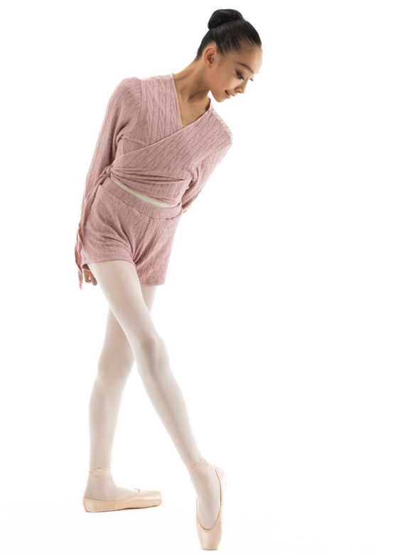 Grishko THEA Wrap Sweater Tea Rose