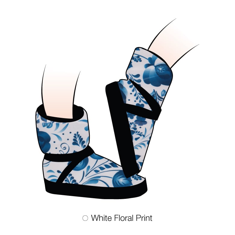 Grsihko Warm Up Boots M-30 Senior Blue Floral