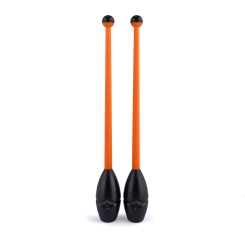 GYMO SPORTS - Gymo Birbirine Bağlanabilir Ritmik Cimnastik Labut 36.5cm Siyah-Turuncu