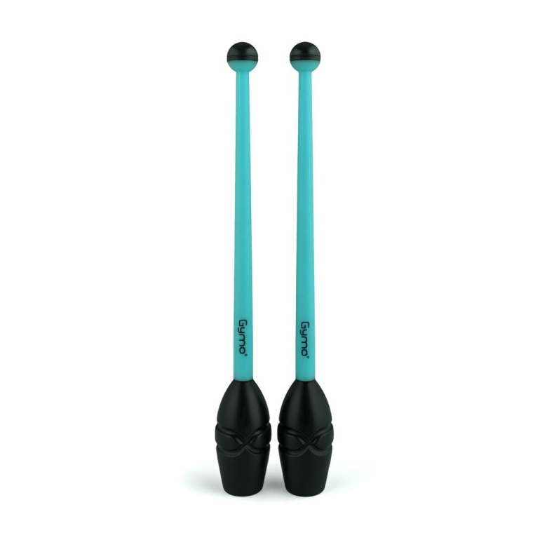 Gymo Birbirine Bağlanabilir Ritmik Cimnastik Labut 41cm Siyah-Nane Yeşili