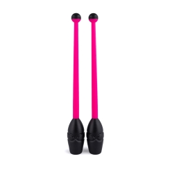 GYMO SPORTS - Gymo Birbirine Bağlanabilir Ritmik Cimnastik Labut 41cm Siyah-Pembe