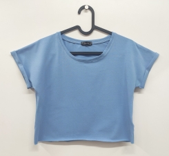 GYMO SPORTS - Gymo Crop Top T-Shirt Mavi