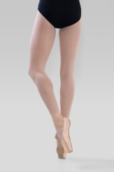 GYMO DANCEWEAR - Gymo Dancewear Arkası Çizgili Pembe Bale Çorabı (1)