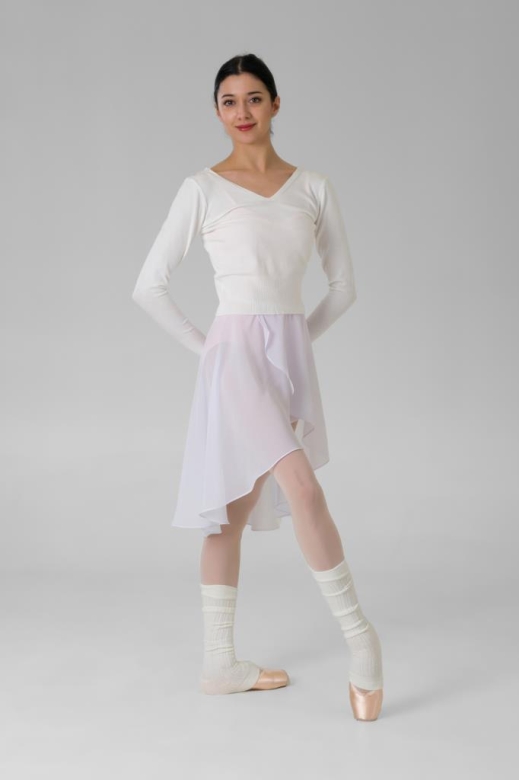 Gymo Dancewear Bale Eteği Airy Beyaz