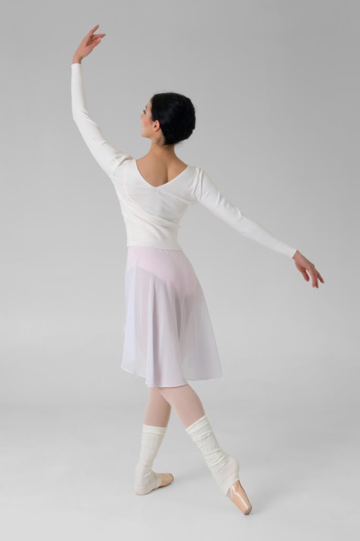 Gymo Dancewear Bale Eteği Airy Beyaz