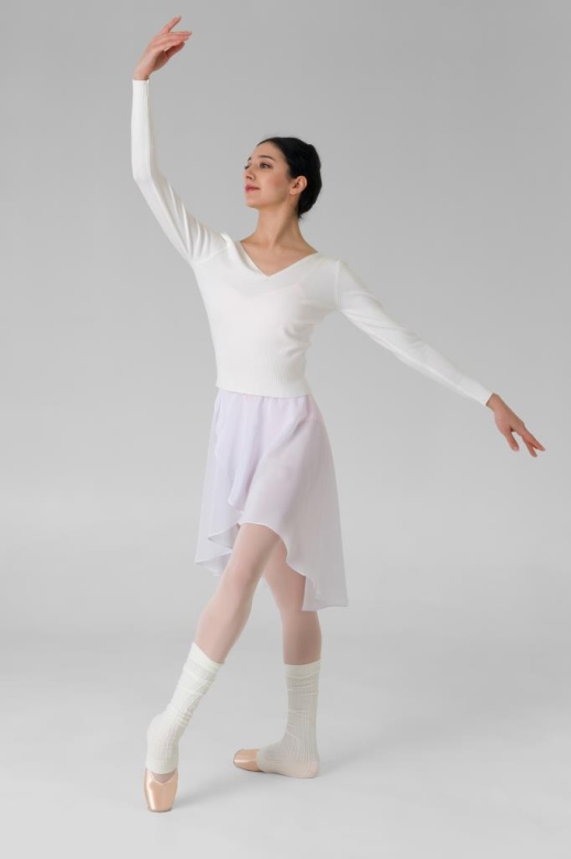 Gymo Dancewear Bale Eteği Airy Beyaz