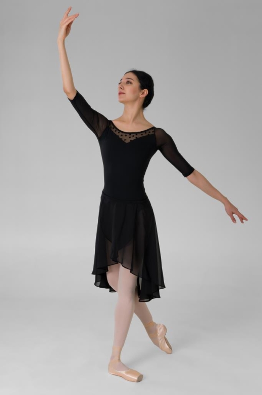 Gymo Dancewear Bale Eteği Airy Siyah