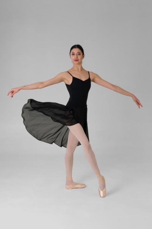 Gymo Dancewear Bale Eteği Airy Siyah