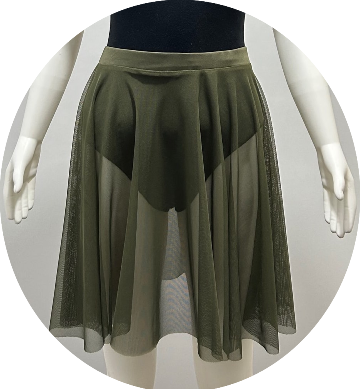 Gymo Dancewear Bale Eteği Doris Asker Yeşili