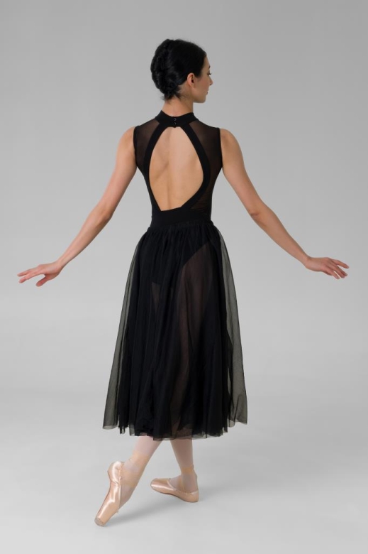 Gymo Dancewear Bale Eteği Feather Siyah