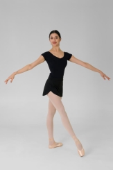  - Gymo Dancewear Bale Eteği Flow Siyah
