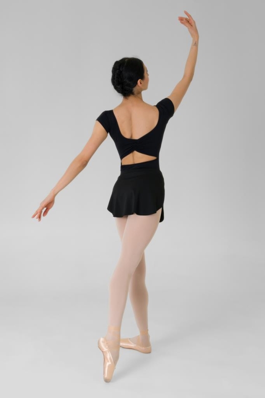 Gymo Dancewear Bale Eteği Flow Siyah