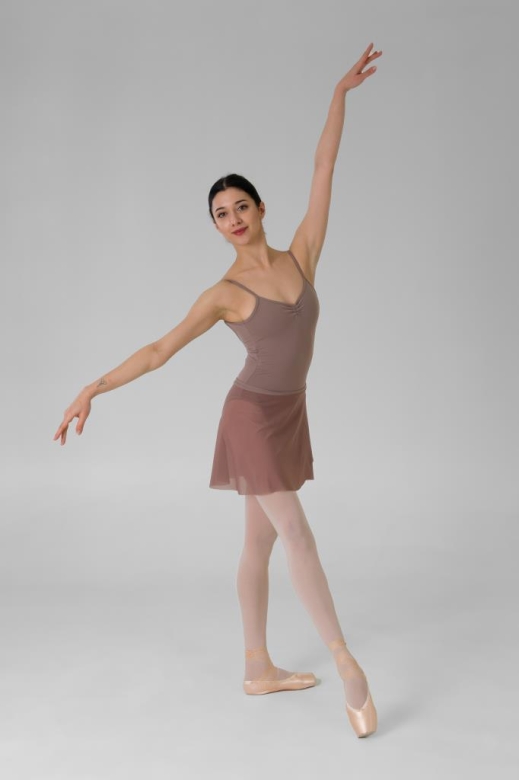 Gymo Dancewear Bale Eteği Lily Coffee