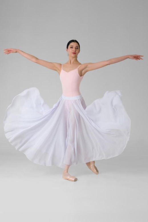 Gymo Dancewear Bale Eteği Whisper Beyaz