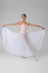  - Gymo Dancewear Bale Eteği Whisper Beyaz