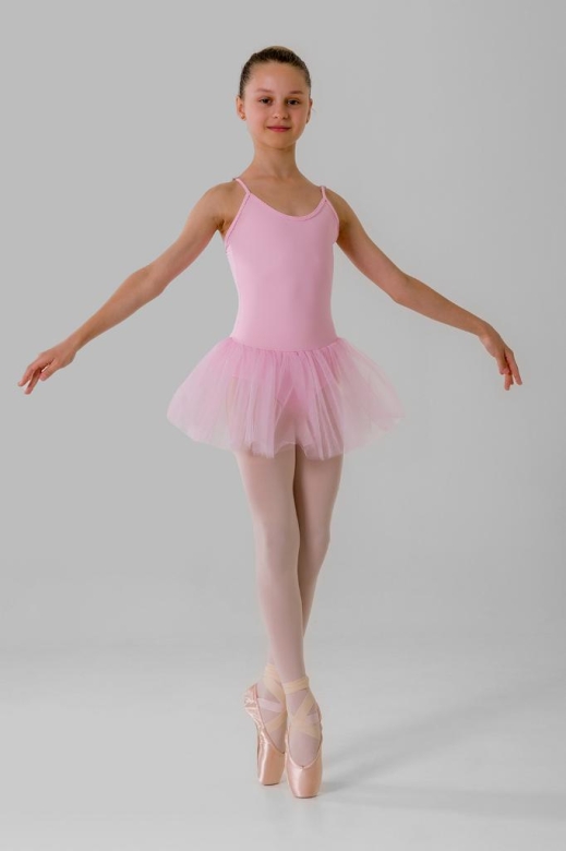 Gymo Dancewear Bale Mayosu Cute Princess Pembe