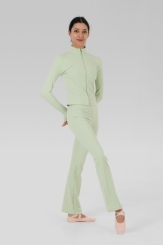 GYMO DANCEWEAR - Gymo Dancewear D2061 Renata Hoodie Açık Yeşil (1)