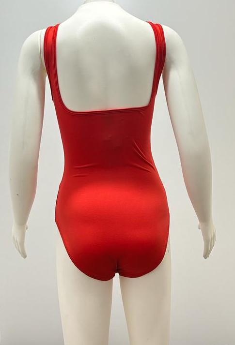 Gymo Dancewear Bale Mayosu Elegant Kırmızı