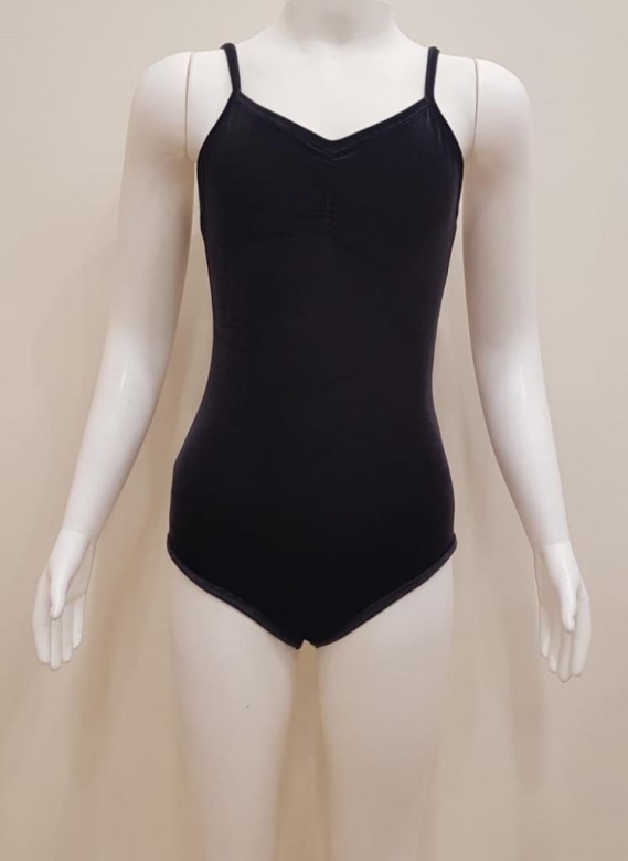 Gymo Dancewear Bale Mayosu Hera Kadife Siyah