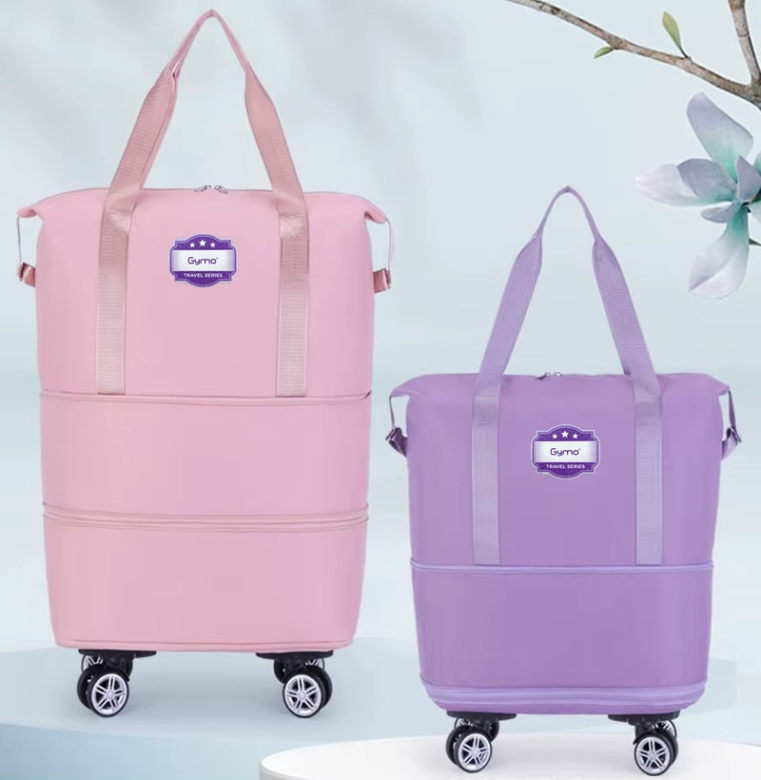 Gymo Dancewear Körüklü Tekerlekli Çanta Siyah
