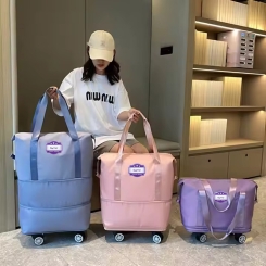 GYMO DANCEWEAR - Gymo Dancewear Körüklü Tekerlekli Çanta Siyah (1)