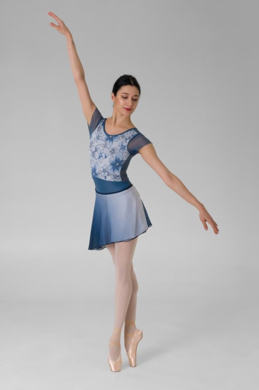 Gymo Dancewear Bale Mayosu Lady Mavi Gri