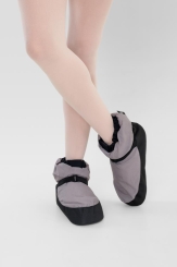 GYMO DANCEWEAR - Gymo Dancewear Short-Cut Warm Up Bootie Dark Gray