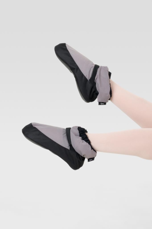 Gymo Dancewear Short-Cut Warm Up Bootie Dark Gray