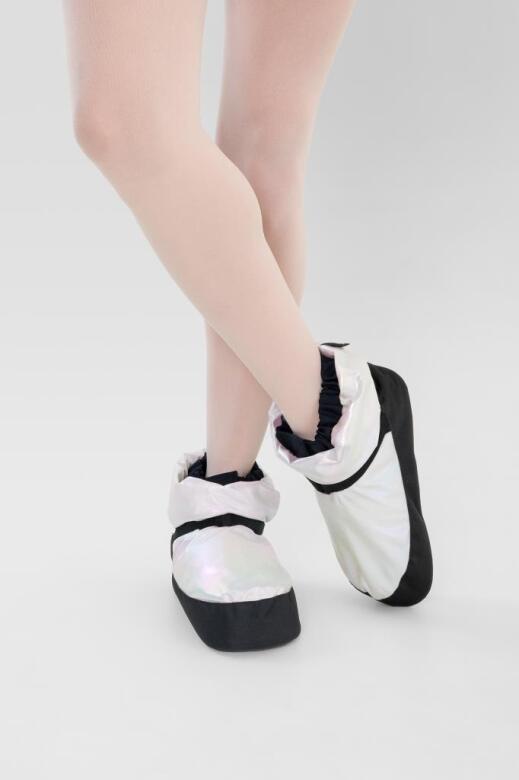 Gymo Dancewear Short-Cut Warm Up Bootie Pearl