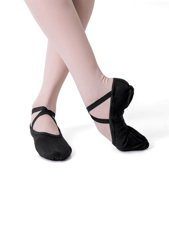 Gymo Dancewear Super Stretch Bale Patiği Siyah Gymo Dancewear Super Stretch Bale Patiği Siyah