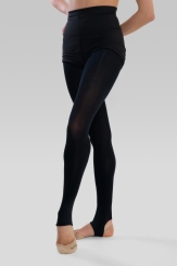 GYMO DANCEWEAR - Gymo Dancewear Topuklu Çorap Tayt 70DN Siyah