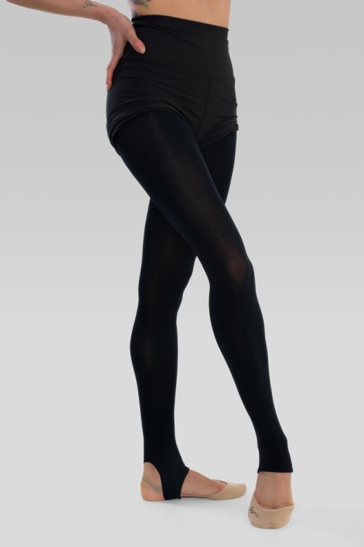 Gymo Dancewear Topuklu Çorap Tayt 70DN Siyah