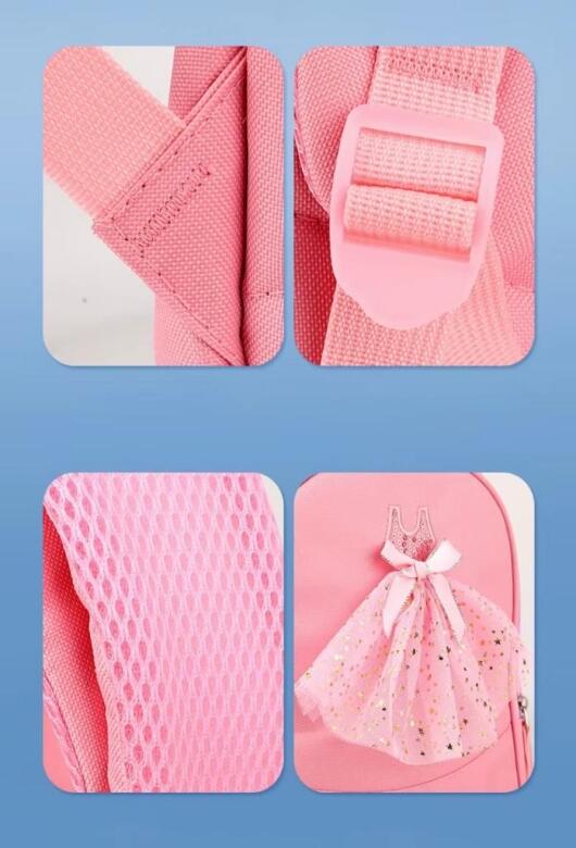 Gymo Dancewear Tütülü Sırt Çantası Pembe