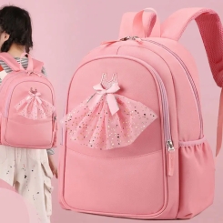 GYMO DANCEWEAR - Gymo Dancewear Tütülü Sırt Çantası Pembe (1)