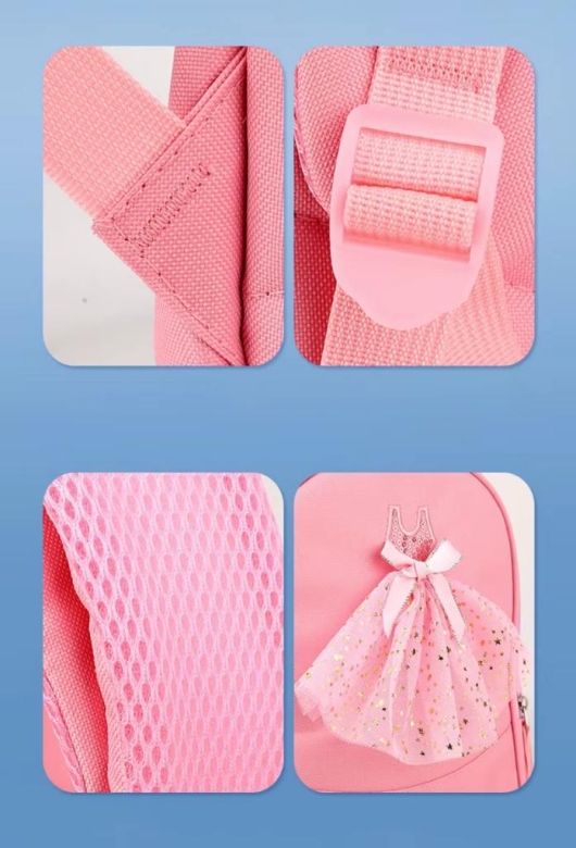 Gymo Dancewear Tütülü Sırt Çantası Pembe