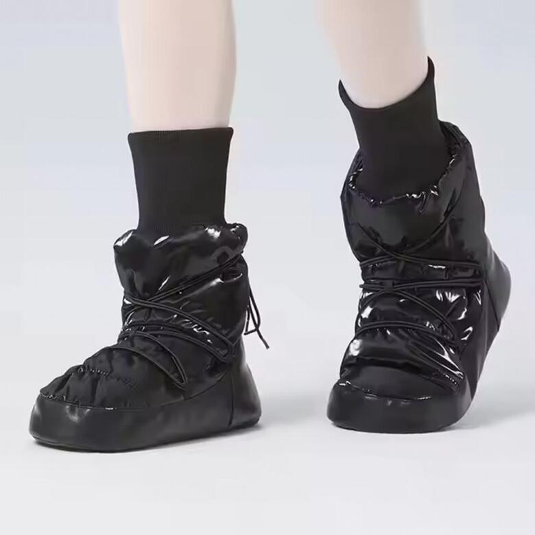 Gymo Dancewear Warm Up Bootie Moon Black