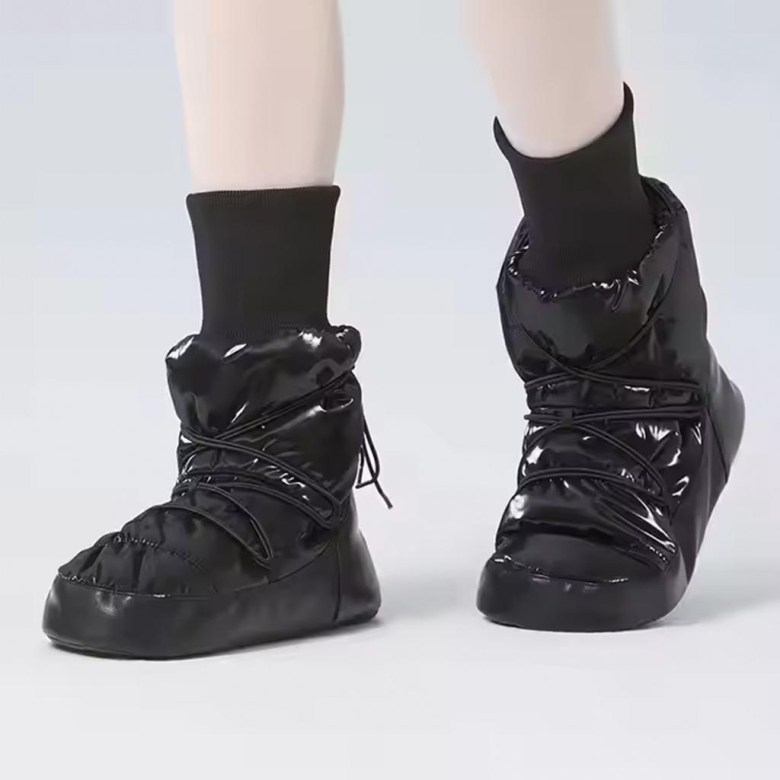 Gymo Dancewear Warm Up Bootie Moon Black