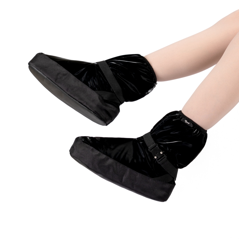 Gymo Dancewear Warm Up Bootie Space Black