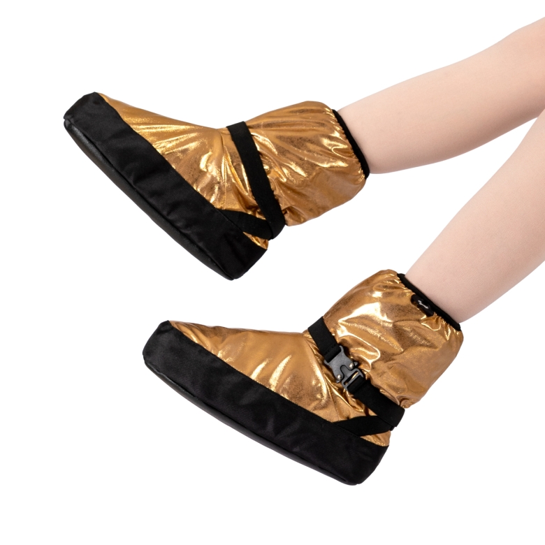 Gymo Dancewear Warm Up Bootie Space Gold